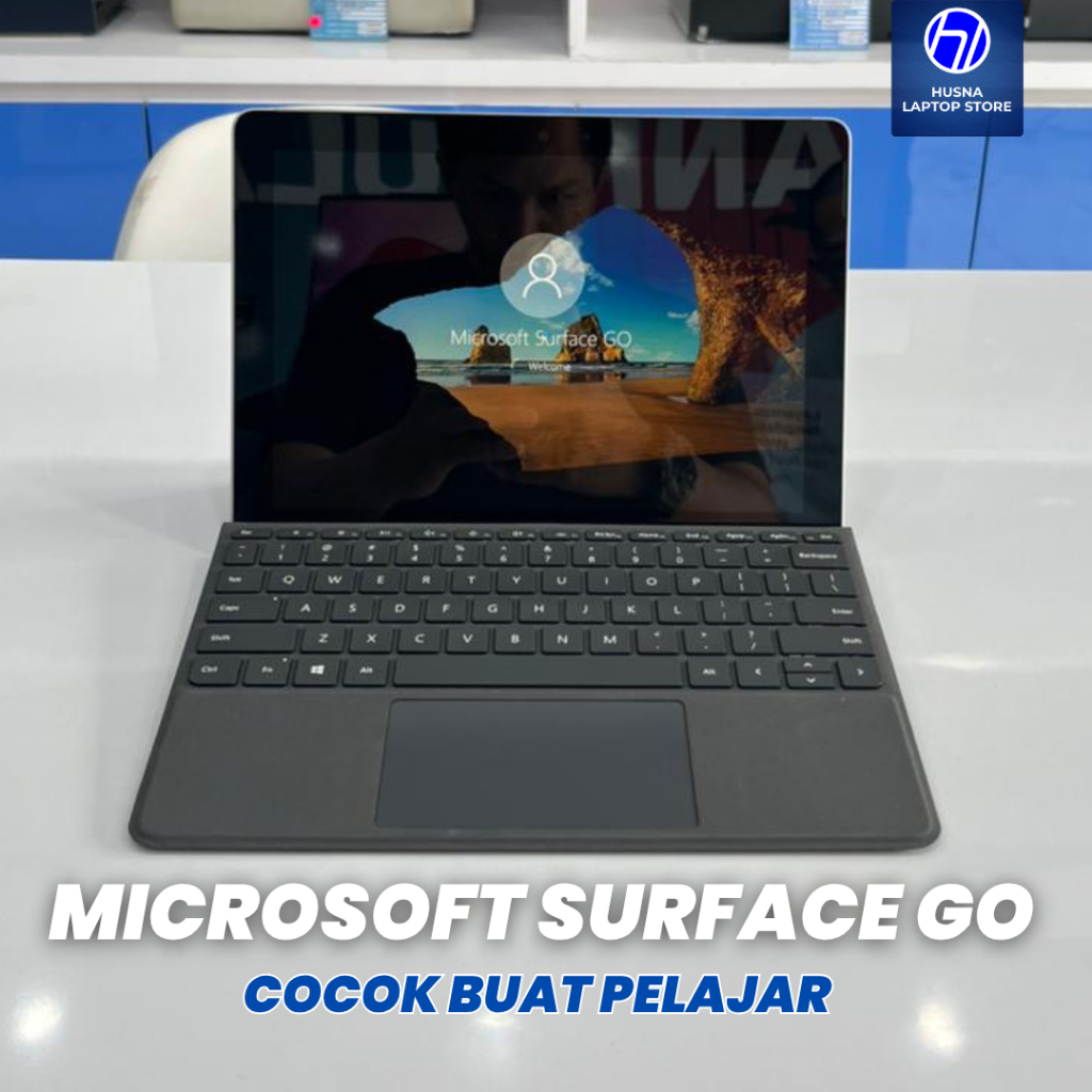 Microsoft Surface Go RAM 8GB SSD 128GB | Layar Touchscreen 10.5” FHD | Ringan & Stylish | Cocok Seko