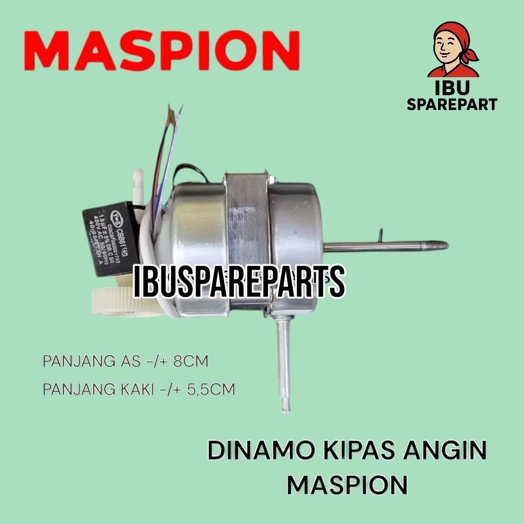 DINAMO KIPAS ANGIN MASPION / MOTOR FAN MASPION / DINAMO MASPION BERDIRI