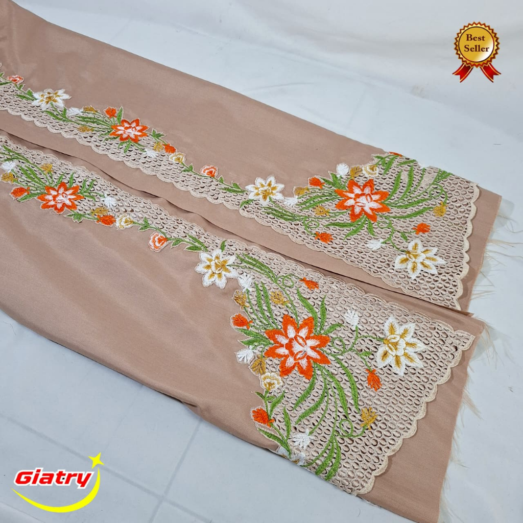 Pusat Bordir Tasikmalaya - Bahan Kebaya Bordir Kebaya Encim katun