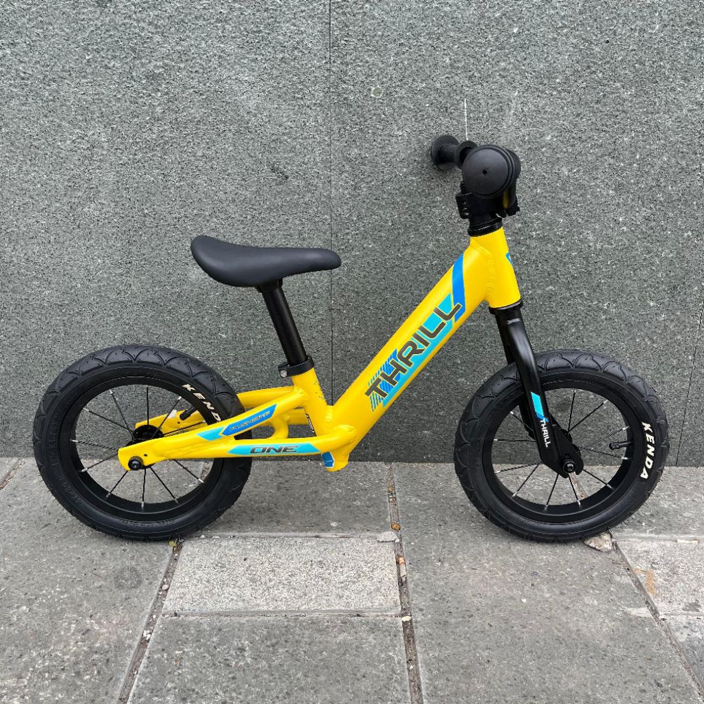 Push Bike Thrill One Alloy Ban Karet Kuning