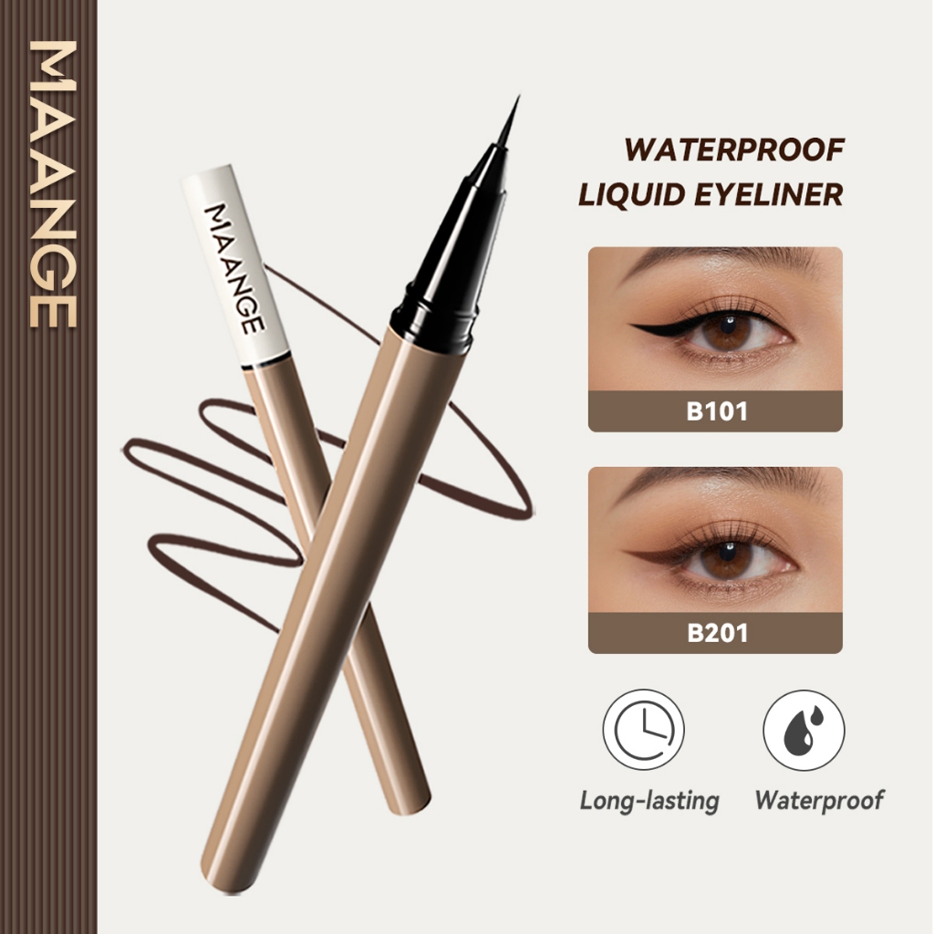 2pcs Korea Ultra Halus 0,01mm Liquid Eyeliner - Quick-Dry / Smudgeproof Sebumproof Longlasting Water