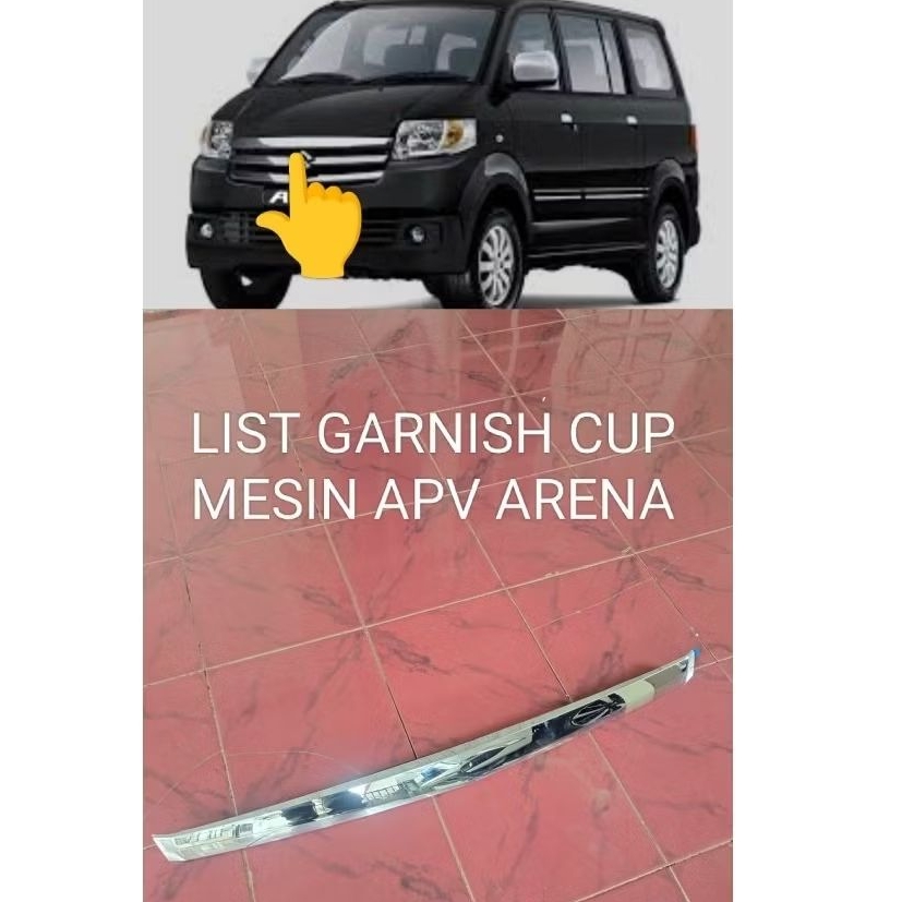 LIST GARNISH DEPAN APV ARENA ORIGINAL CRHOME