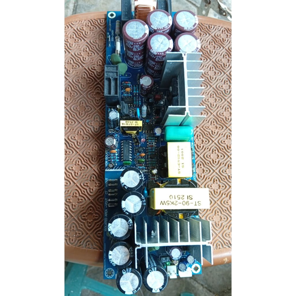 smps original syaelend 2,5kw LC CT 90vdc exstra 0-12v dan CT 12v