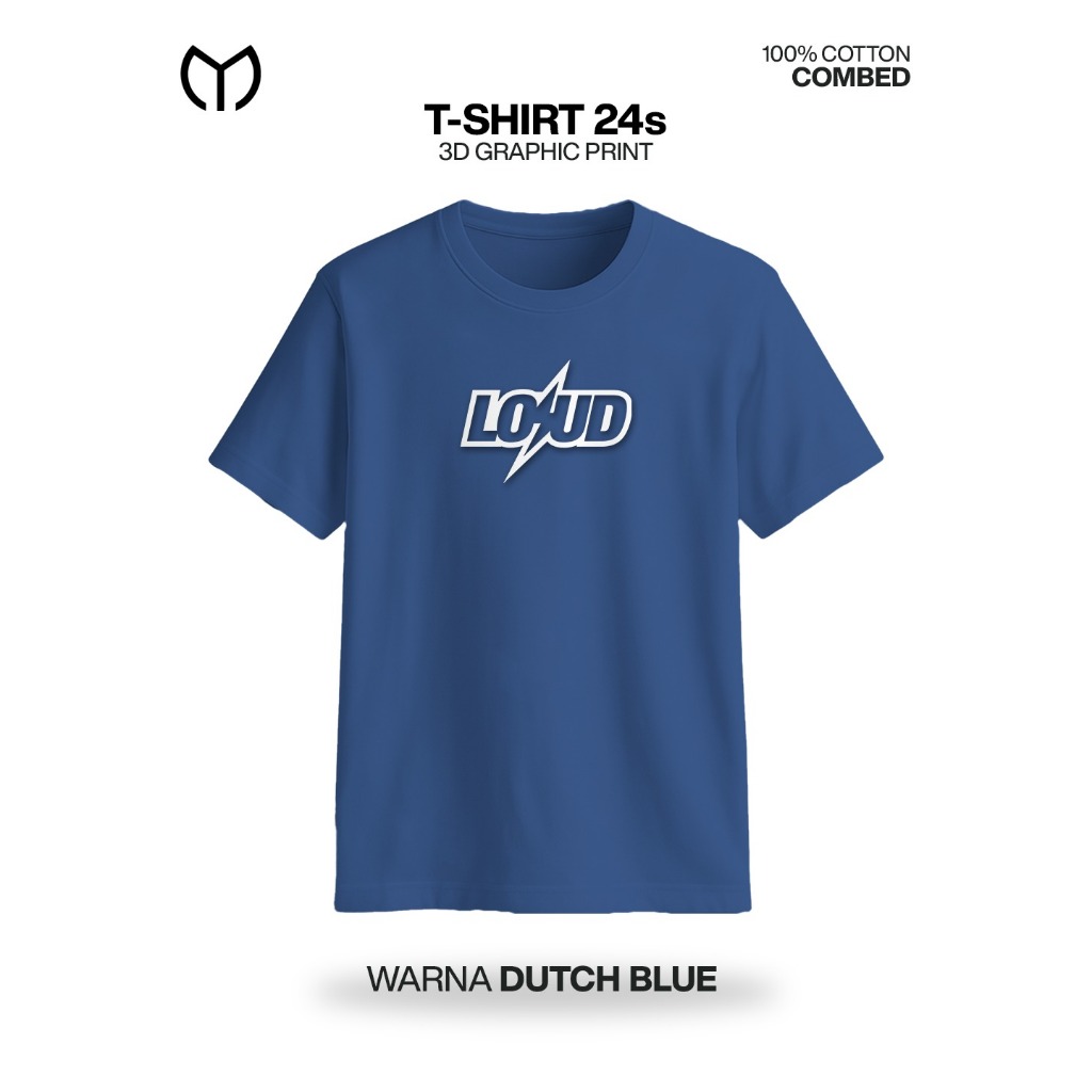 Mode One 3D Sablon Timbul Losud - Baju Kaos - T-shirt Oblong MN3D 244