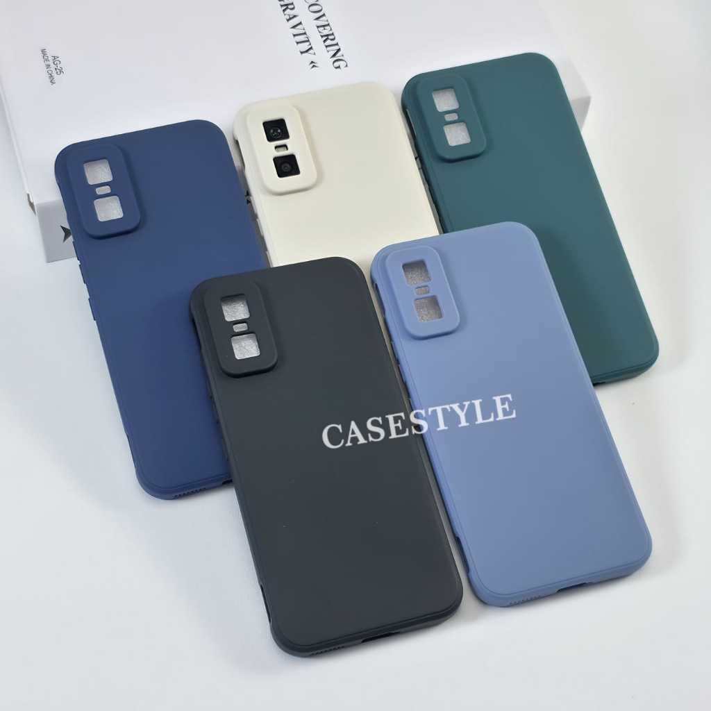 Case Infinix GT 30 Infinix GT 30 Pro Softcase Candy Macaron Square Polos Case Infinix GT 30 Infinix 