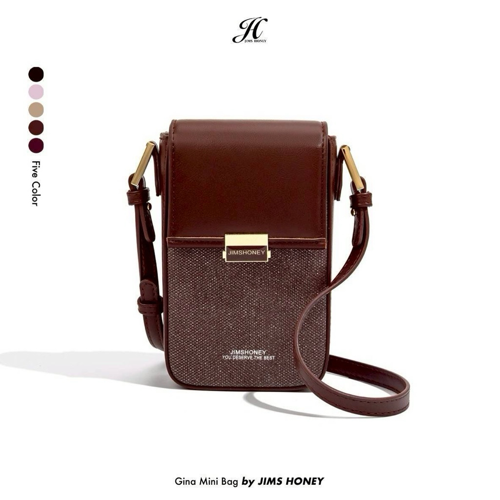 GINA MINI BAG KOLEKSI TERBARU tas hp kekinian harga murah JimsHoney Makassar
