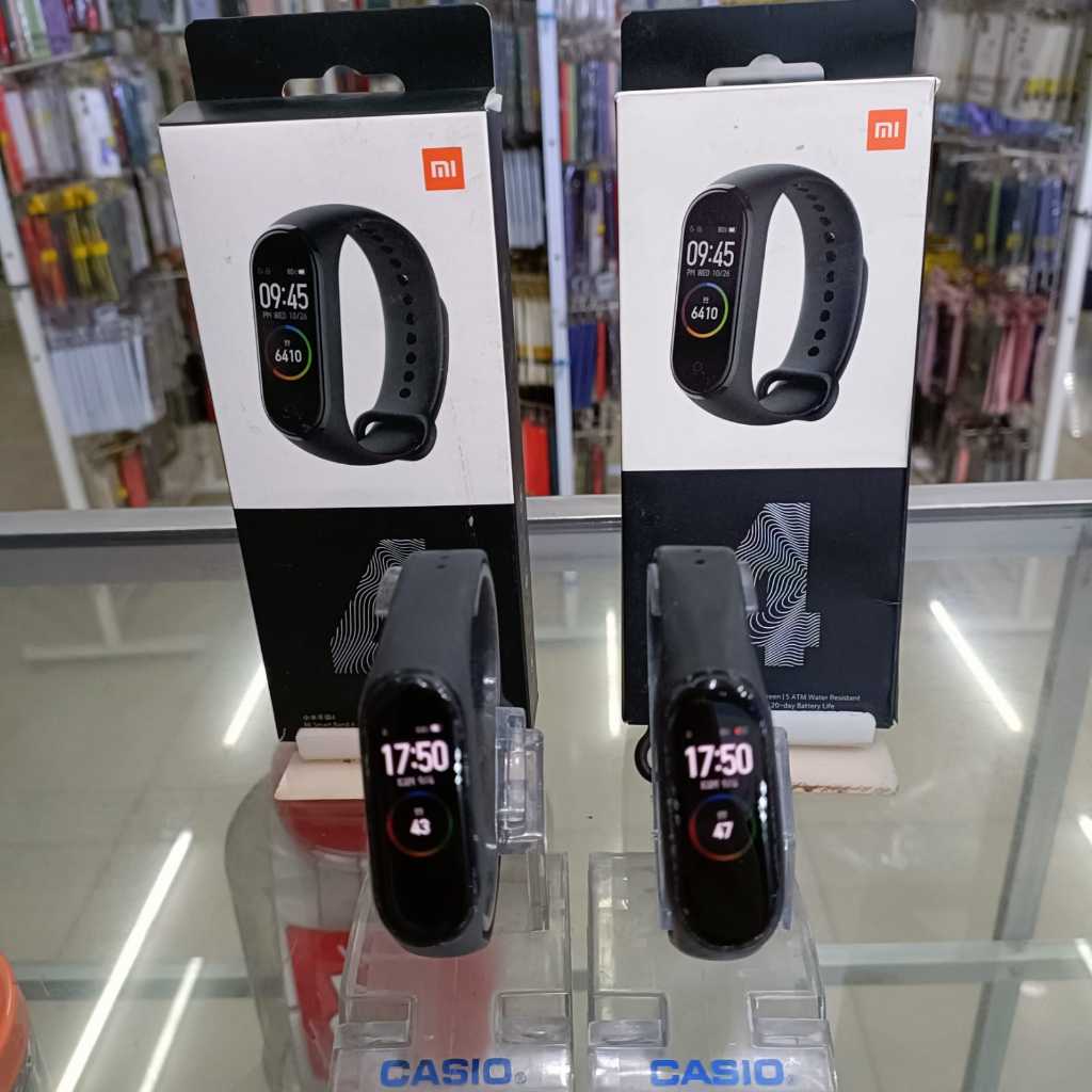 JAM TANGAN SMARTWATCH XIAOMI MI SMART BAND 4 GPS AMOLED 0,95" INCH FITNESS JANTUNG MONITORING ANDROI