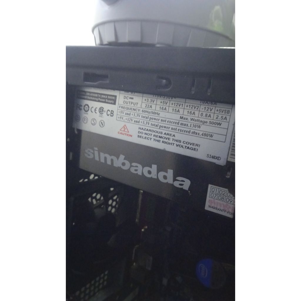 psu kaleng simbadda 500wat