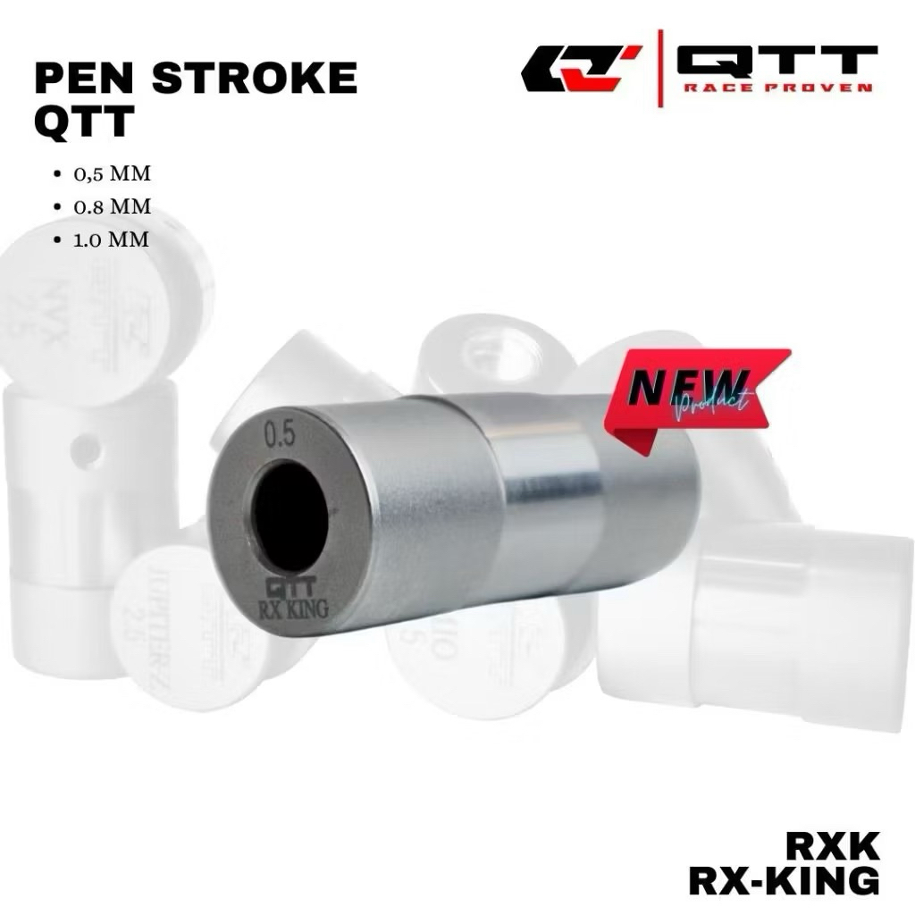 PEN PIN STRUK STROKE UP QTT RX KING RX-KING RXK 0.5 0.8 1.0MM ORIGINAL QTT RACING