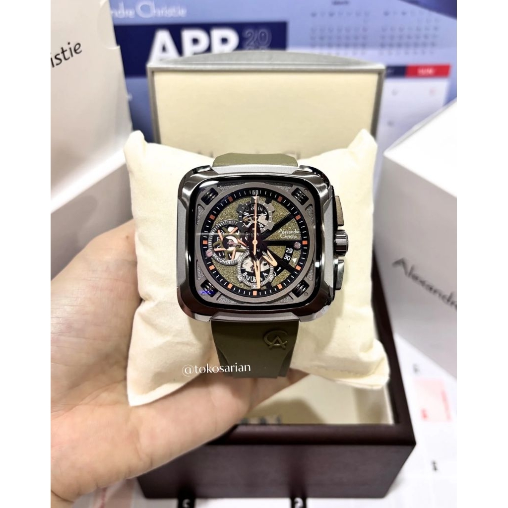 Alexander Christie AC 6577 MC Original Bergaransi Jam Tangan Pria