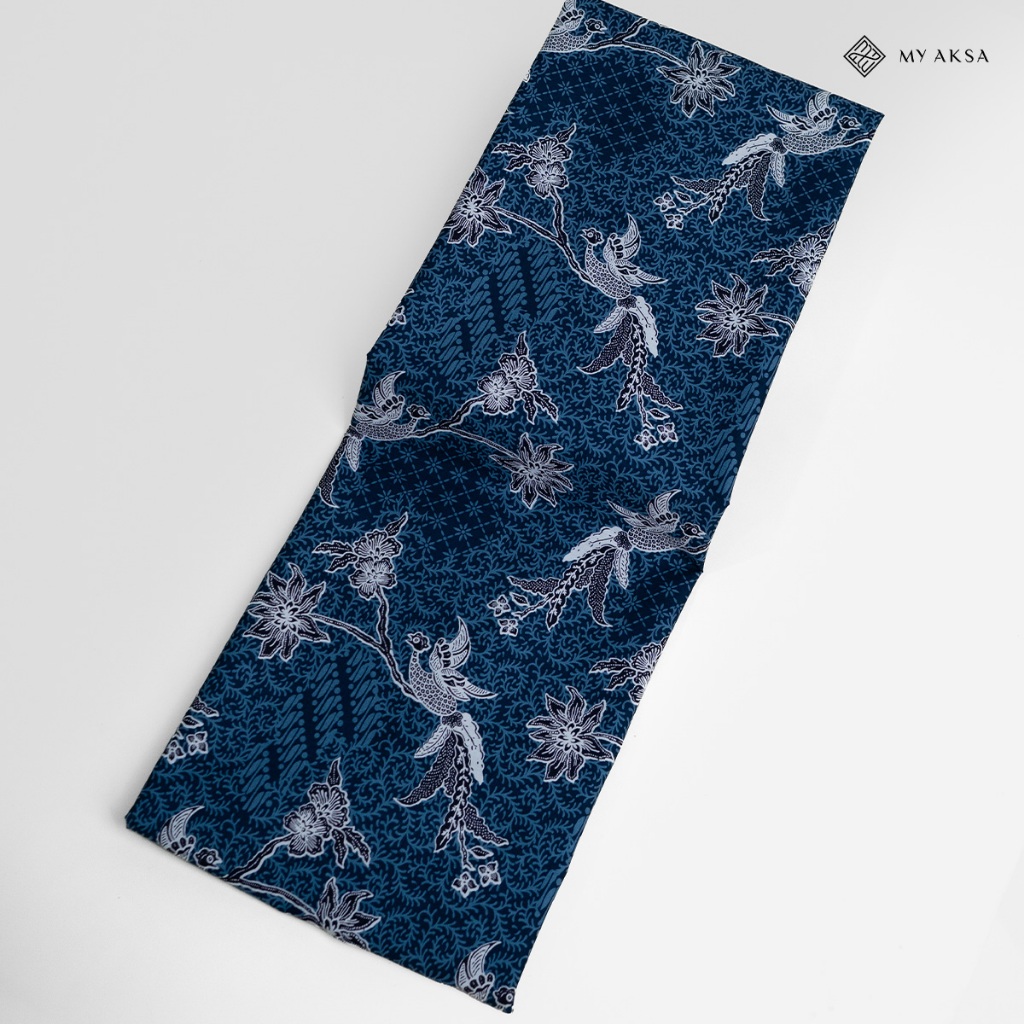 My Aksa Kain Batik Print Jeda Jenak Navy