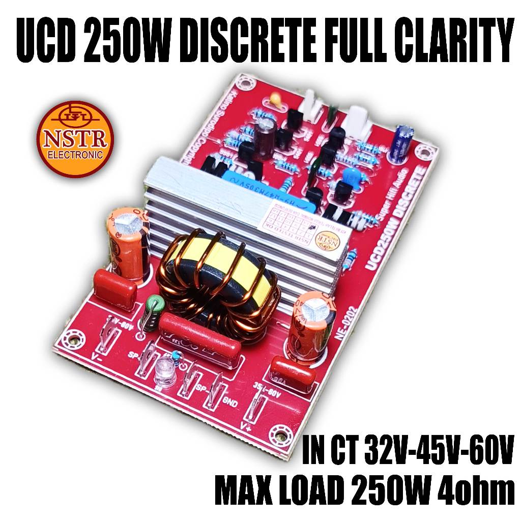 UCD 250W DISCRETE DAN PAKET STREREO -MONO SMPS 5A