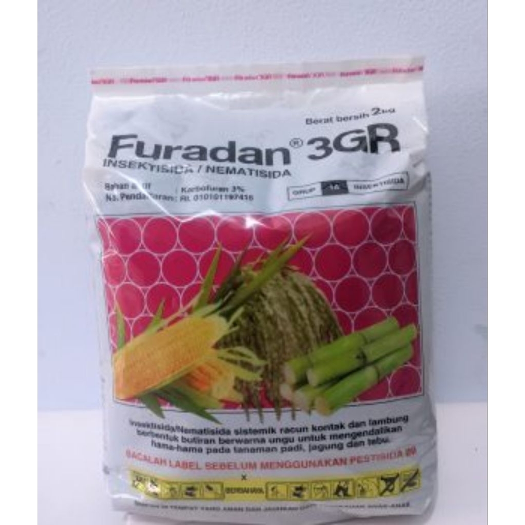 Furadan bahan aktif karbofuran 3gr 2kg