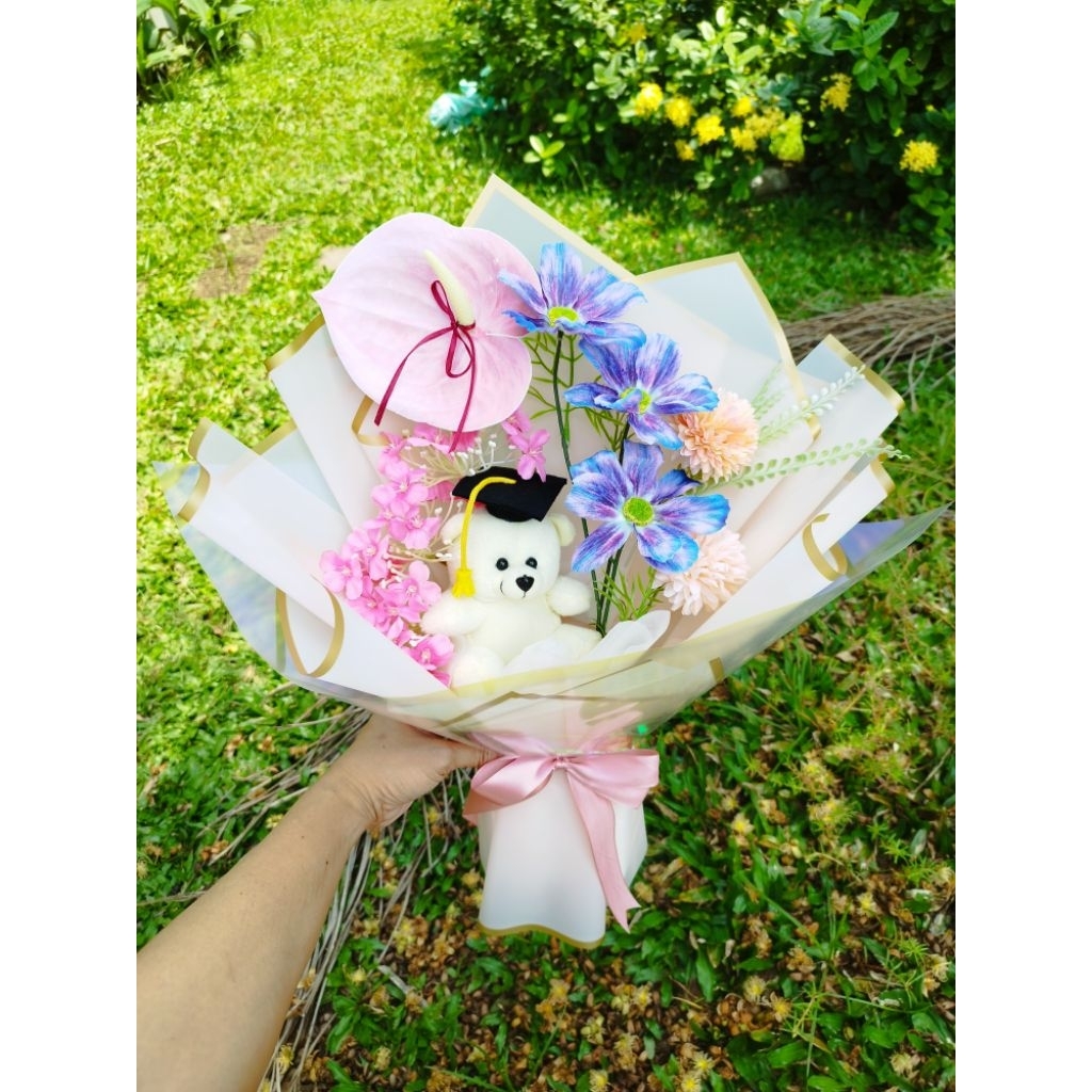 buket wisuda - free kartu ucapan