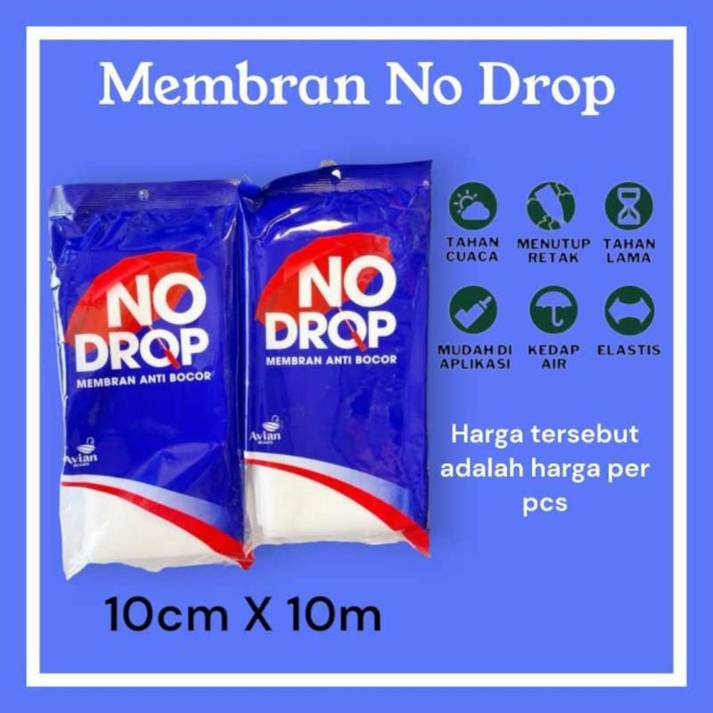 No Drop Refill Membran Anti Bocor Original Avian Cat Pelapis Anti Air Dak Tembok Atap Anti Bocor