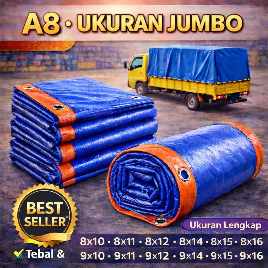 terpal plastik A8 Korea ukuran jumbo terpal lembaran Terpal tenda terpal truk terpal waterproof