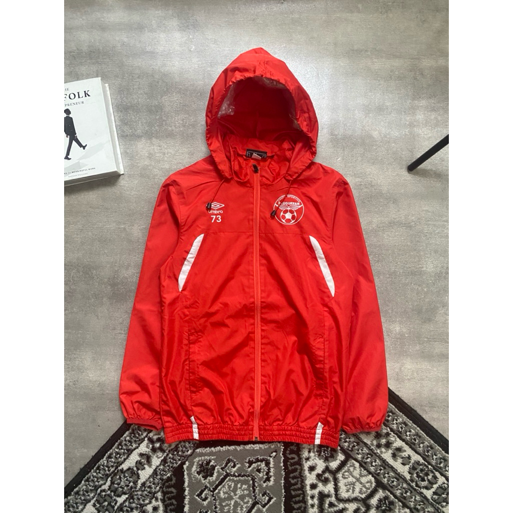 Windbreaker Sodial Legali Red Hooded