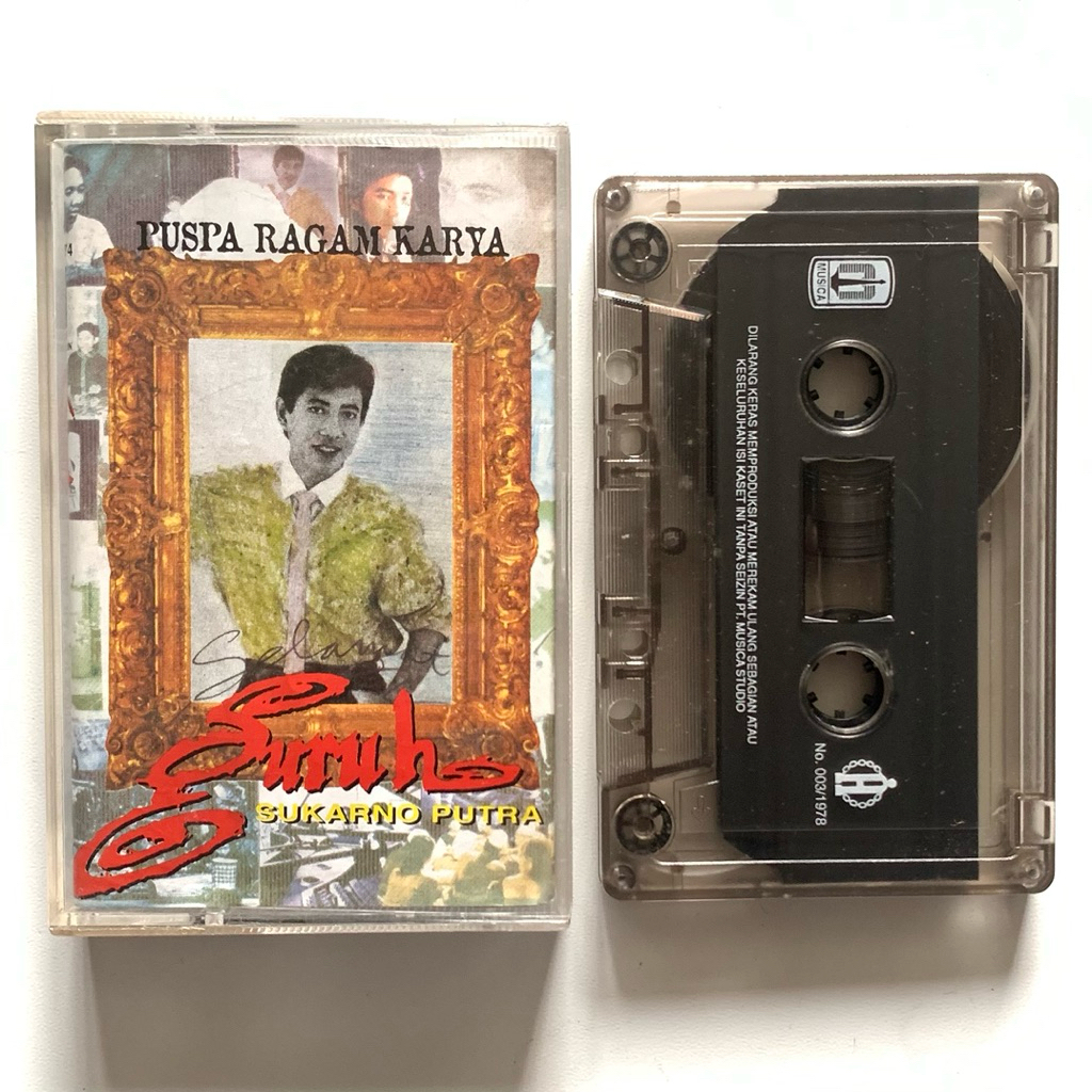 Kaset Pita Guruh Sukarno Putra - Ragam Puspa Karya (1988 MUSICA)