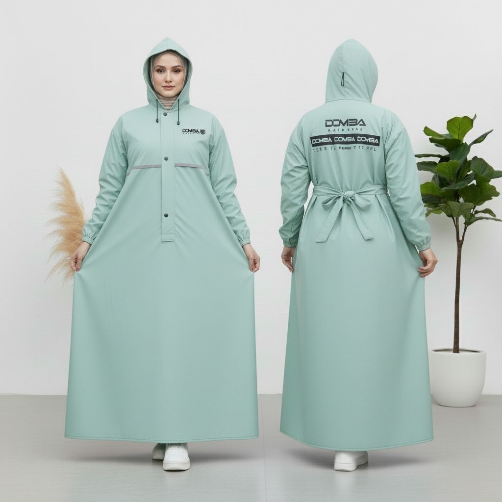 Jas Hujan GAMIS Wanita Syari