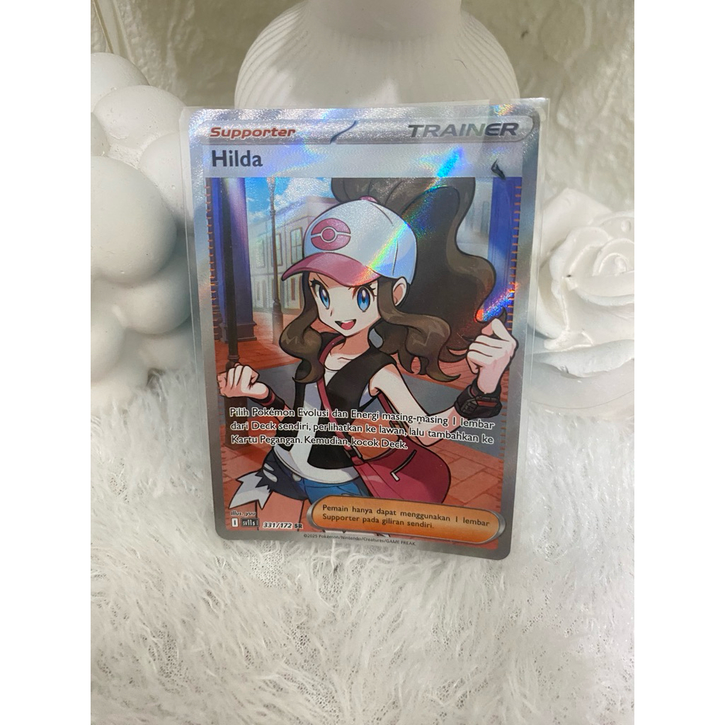 Pokemon TCG Indonesia Hitam & Putih sv11s Hilda SR 331/172