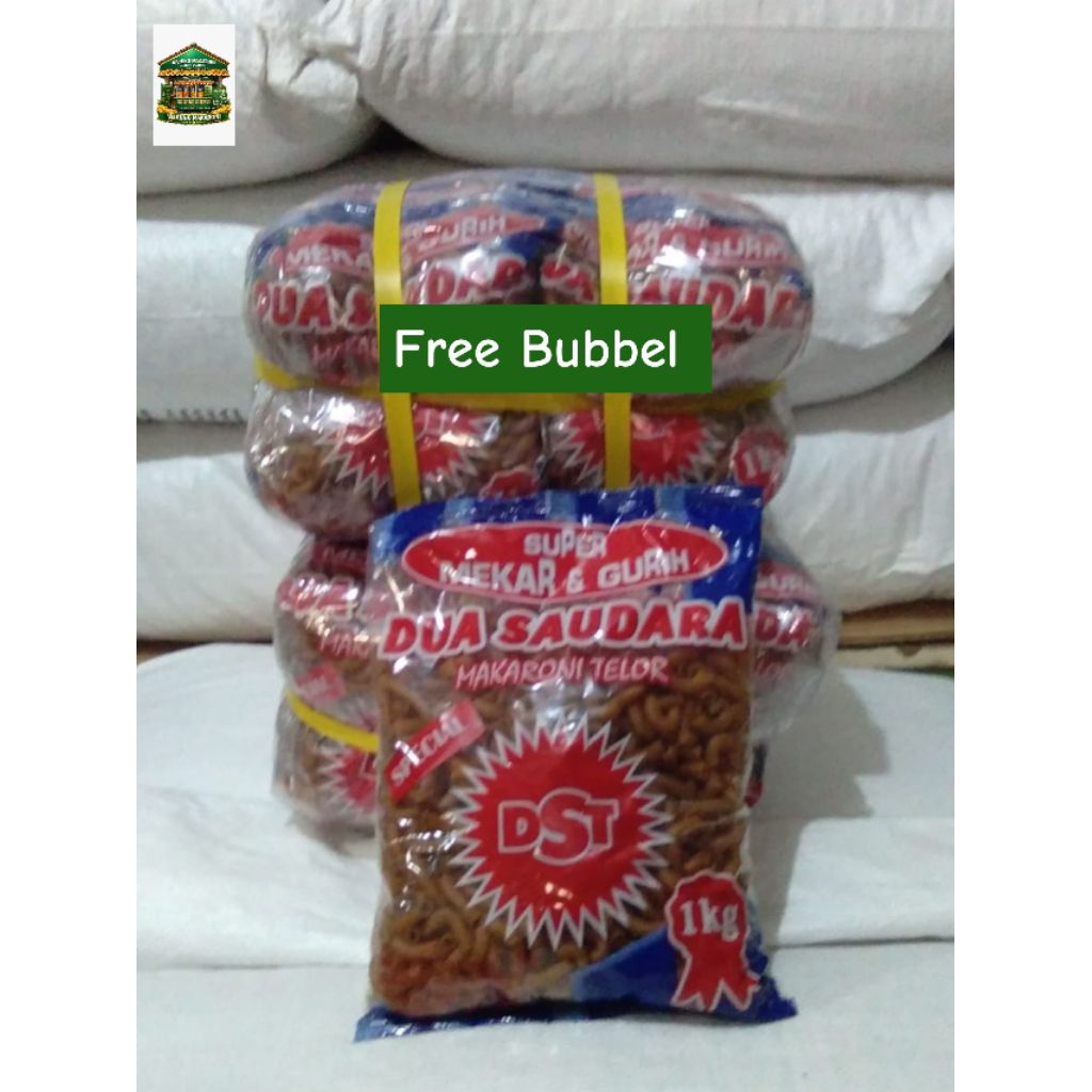 MAKARONI  MEKAR MENTAH 1KG(KERUPUK)