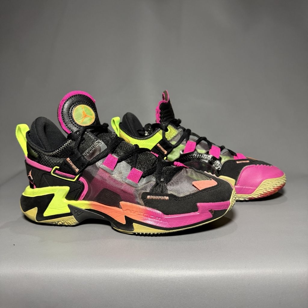 sepatu basket voli second air jd why not zero 5 raging grace size 42,5 insol 270