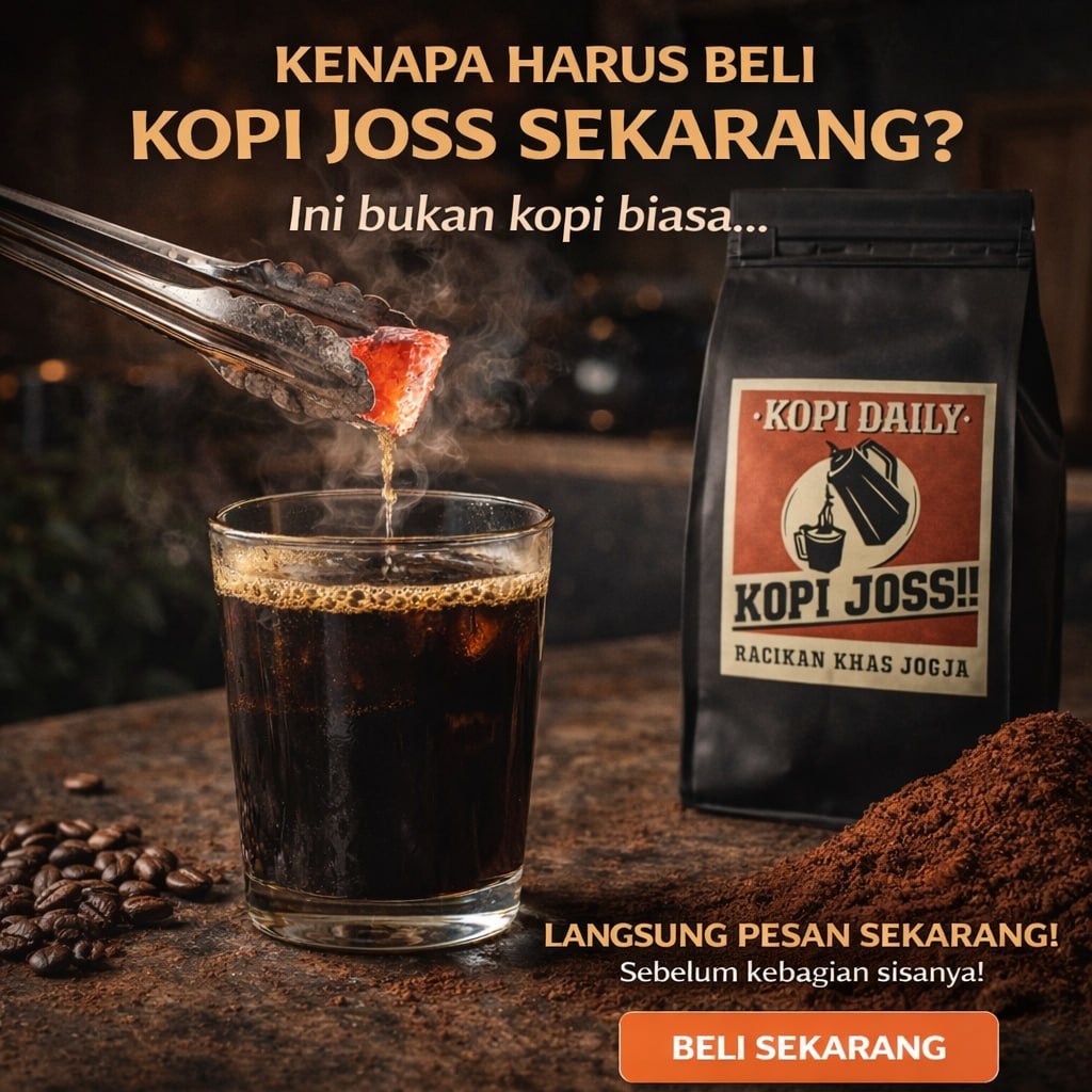 Kopi Daily Kopi Joss Jogja Asli – Kopi Hitam Khas Autentik, Rasa Kuat & Pekat, Praktis Siap Seduh 10