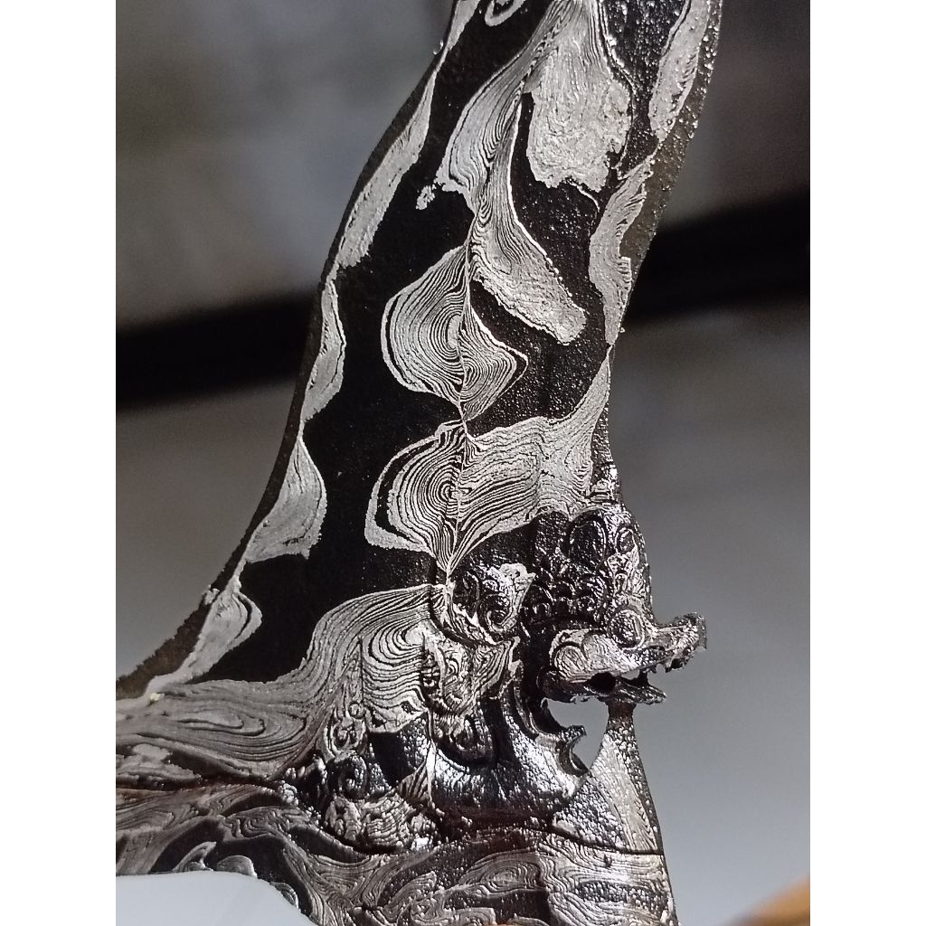 Keris Nogo Siluman pamor lar gangsir