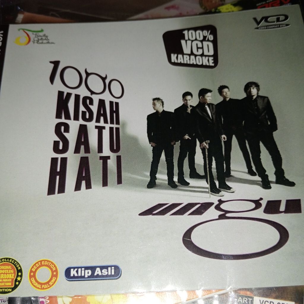 vcd karaoke ungu band 1000 kisah satu hati