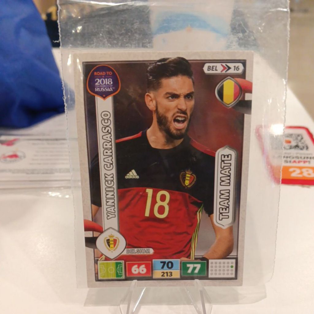 kartu bola panini xl adrenalyn road to world cup 2018 Belgia