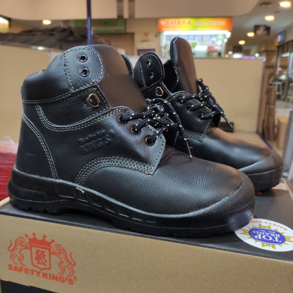 Sepatu Safety King's KWS 803 X- Black (Safety Shoes) Keselamatan Kerja Proyek Original Berkualitas A