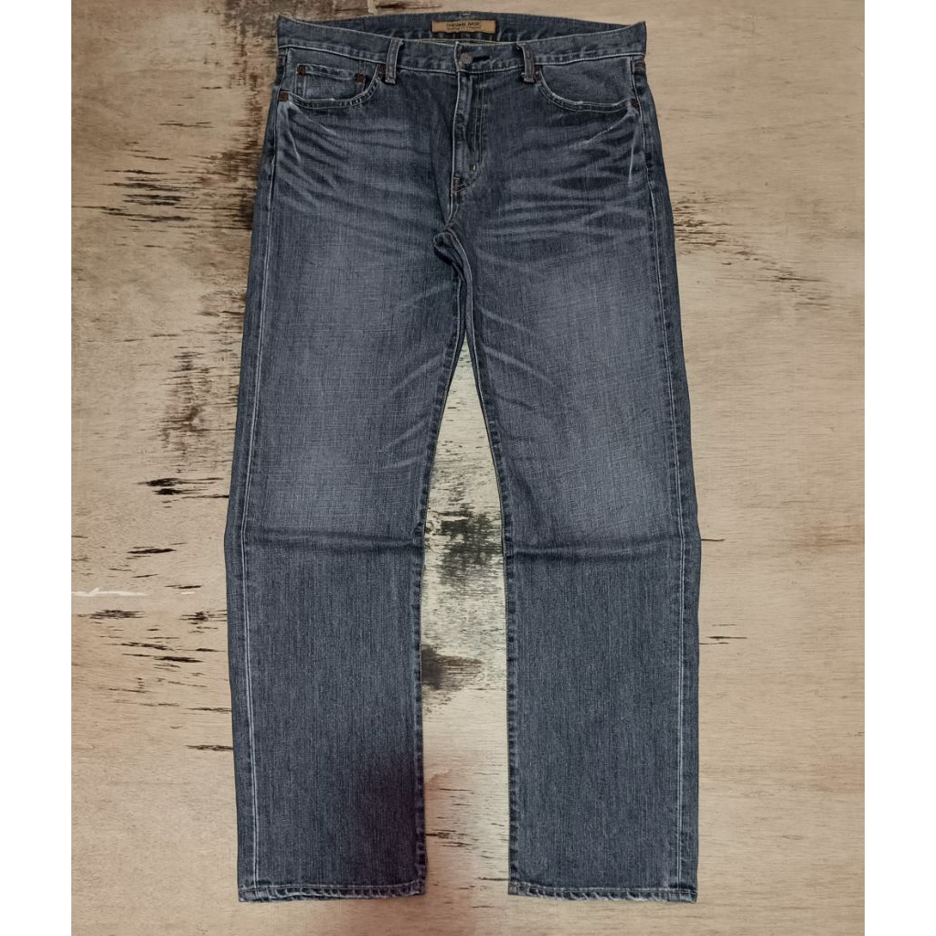 Celana Jeans Uniqlo S-002 Greywash Size 36