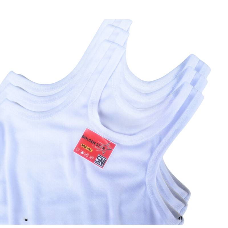 6 pcs Kaos Dalam Anak Laki Laki Lusinan Tebal - Baju Dalam Anak Laki Laki - Kaos Dalam Anak Laki Lak