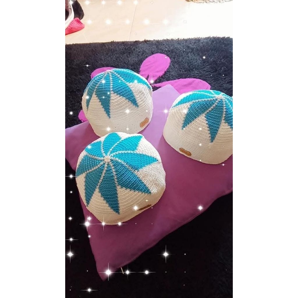 lobe/kopiah/kupluk rajut Handmade