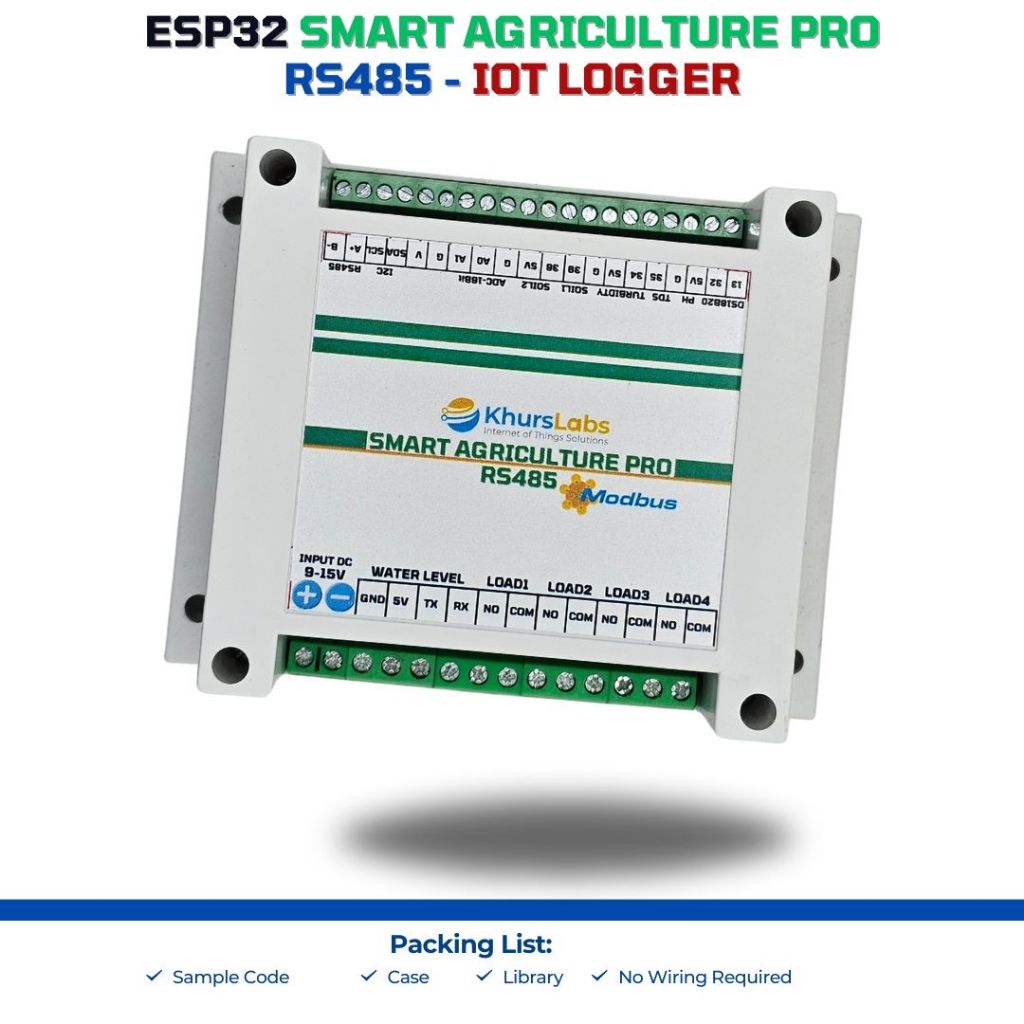 Smart Agriculture PRO Monitoring & Control Tanaman dengan IoT KIT ESP32 untuk Industri Pertanian Cer