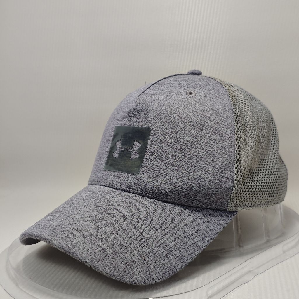 Topi Under Armour Trucker Grey Performance Cap Original Sport