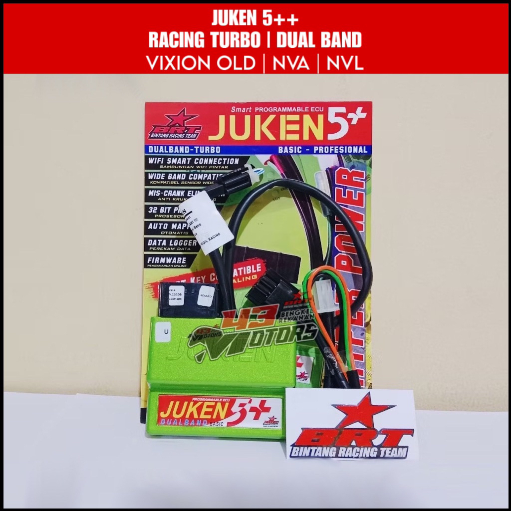 ECU JUKEN 5++ BRT VIXION OLD | NVA | NVL DUAL BAND | RACING TURBO