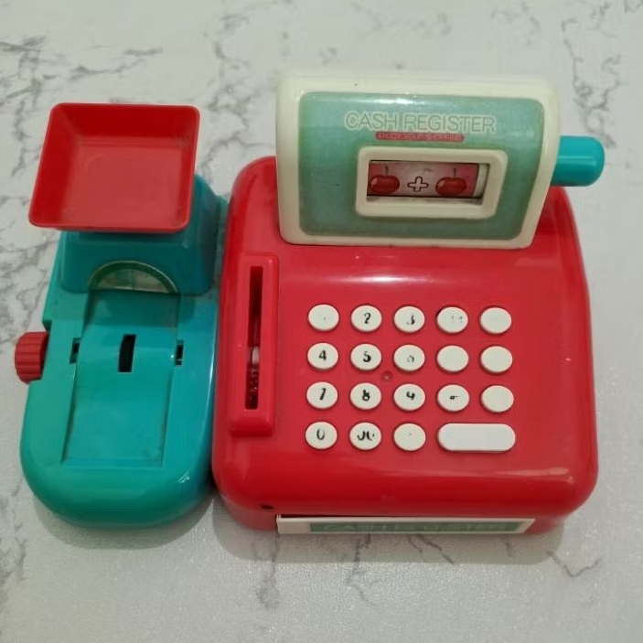 Preloved Mainan Kasir Elektrik - Mainan Kasir Murah - Mainan Kasir Kasiran - Mainan Anak Murah