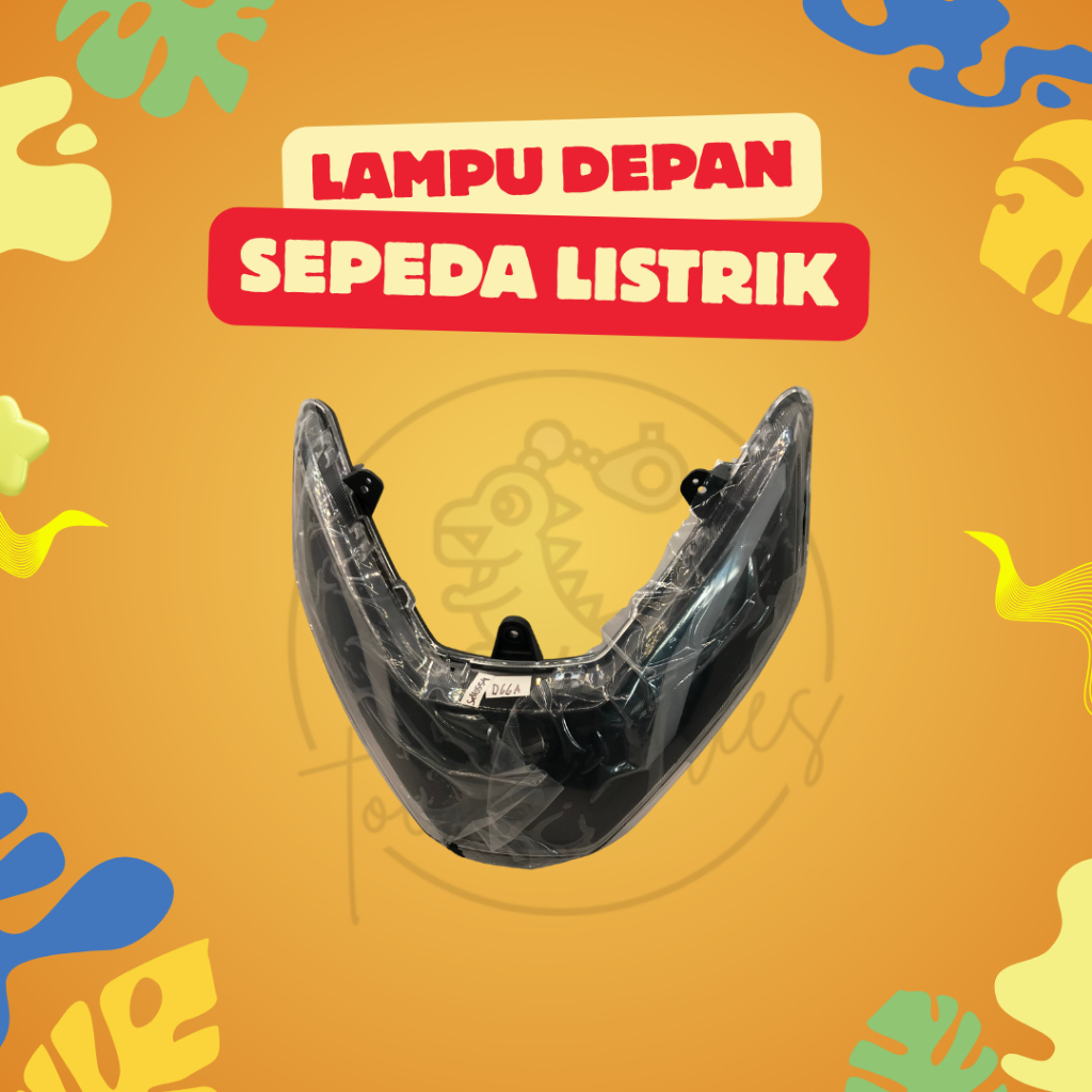 Lampu Depan Sepeda Listrik Uwinfly D66A