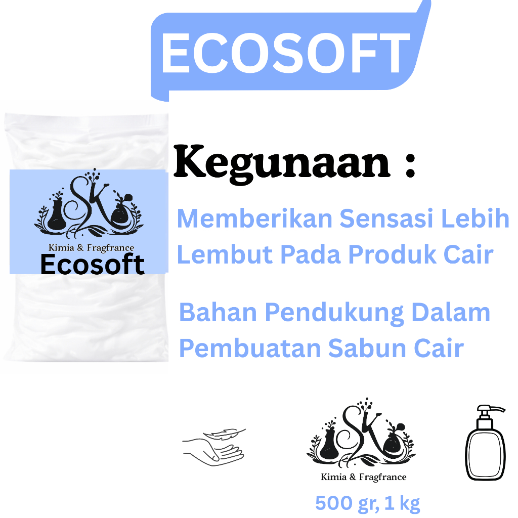 Ecosoft / Bahan Softener / Bahan Pelembut Pakaian
