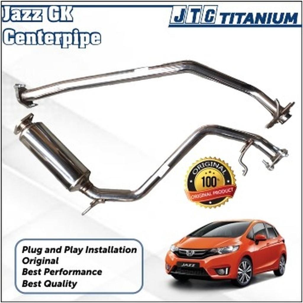 Exhaust Muffler Knalpot JTC titanium Centerpipe JAZZ GE GK