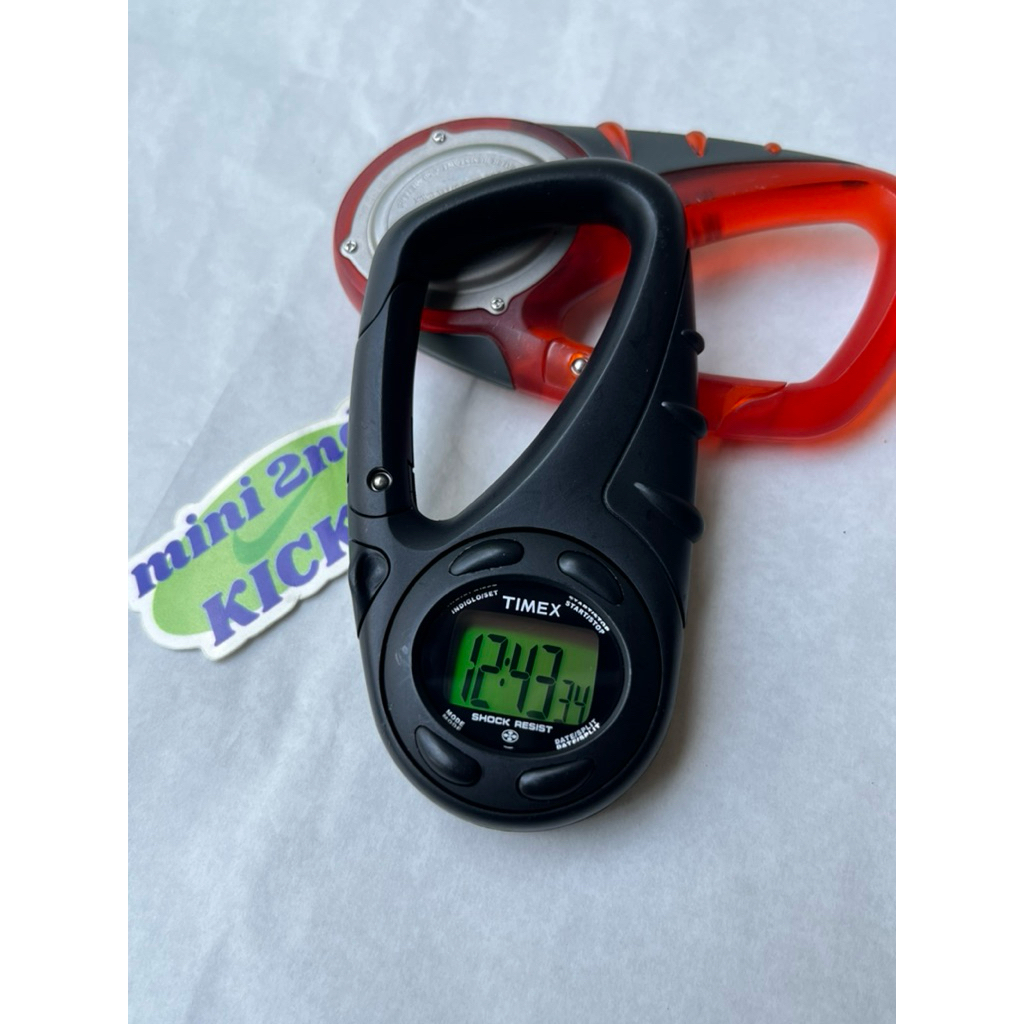 Vintage TMX TIMEX CARABINER GRIP CLIP TOMB RAIDER watch, jam timex vintage, timex vtg, not n*ke tria
