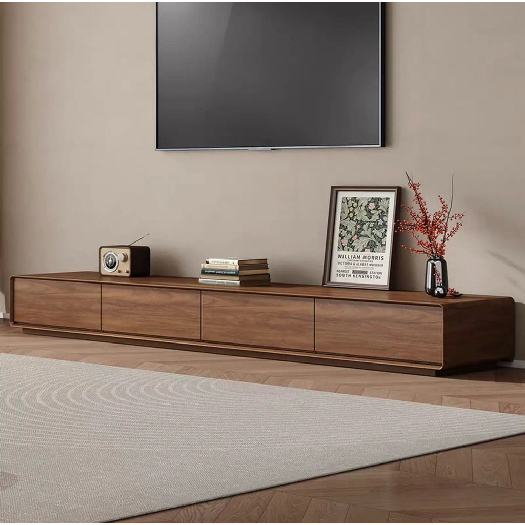 Bufet TV Retro Kayu Jati Terlaris Meja TV Ruang Tamu Kayu Jati Terbaik