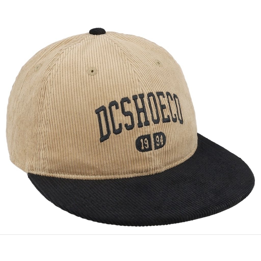 Topi DC Gymnasium Brown Black Snapback Original