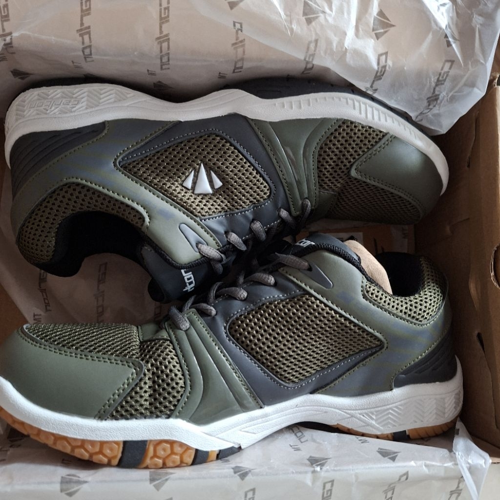 Sepatu Badminton Carlton Hijau Badminton Shoes Carlton Green