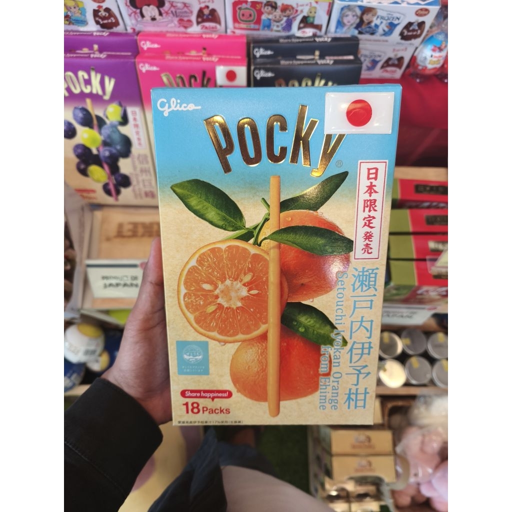 Glico Pocky ehime jepang Pocky orange import gift pack