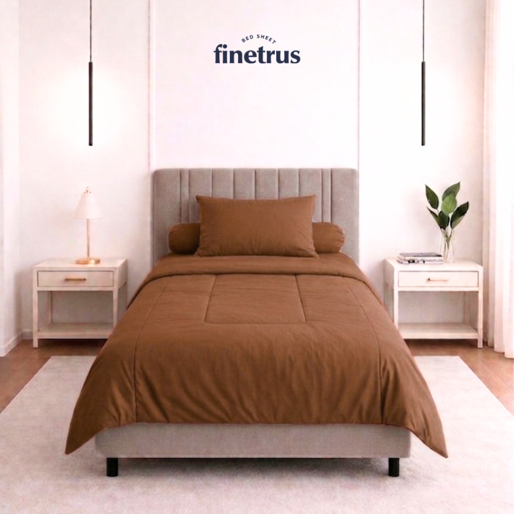 Finetrus - Bedcover Set Sprei 120x200 Ukuran Single
