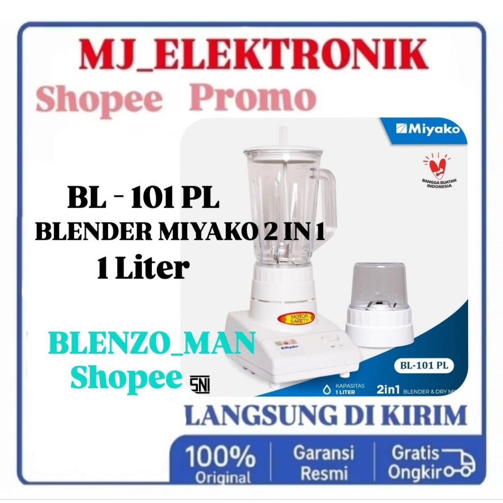 BLENDER MIYAKO PLASTIK