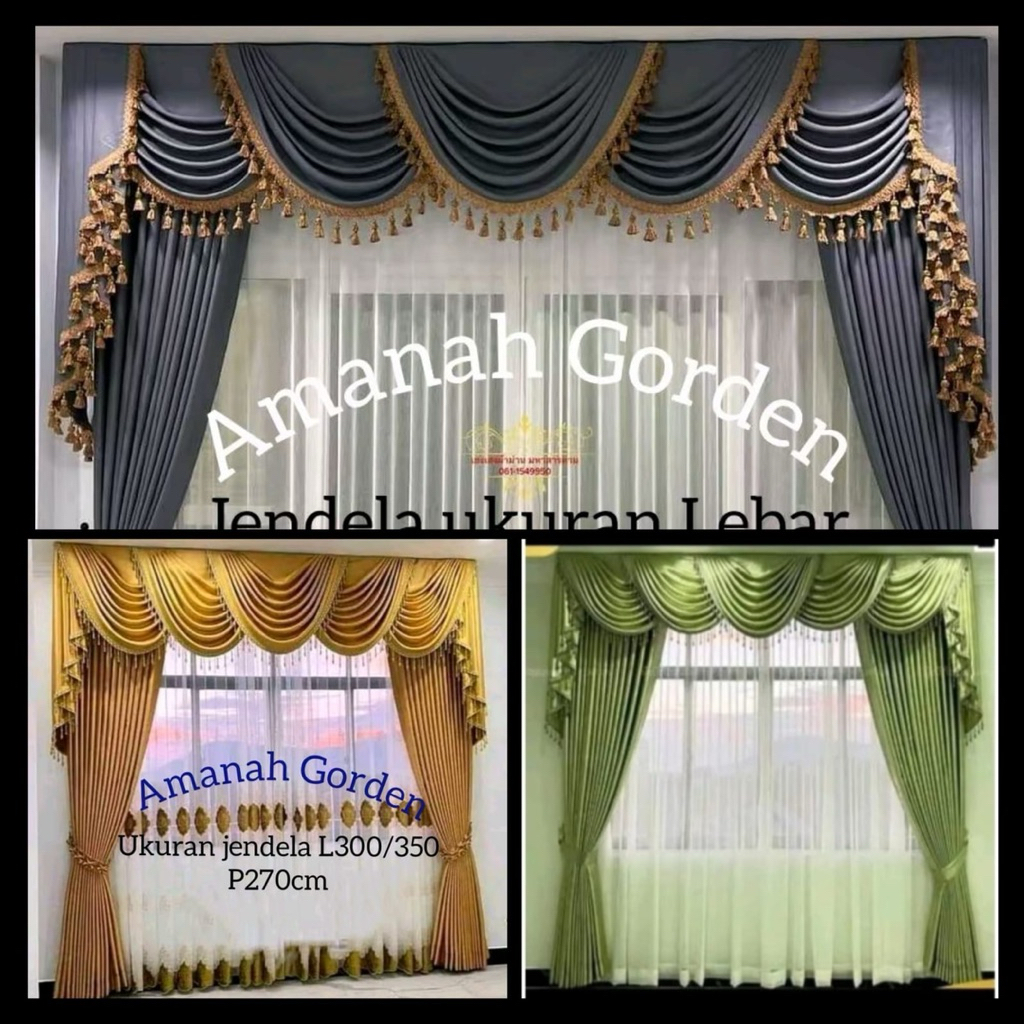 1set gorden poni gorden mewah poni sepanyol atas pintu