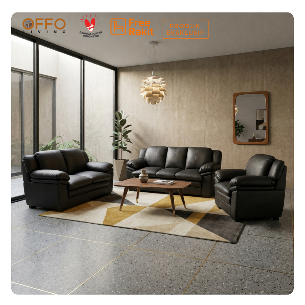 Offo Living - Sofa Goro - Set Sofa Tamu - 321 Seater